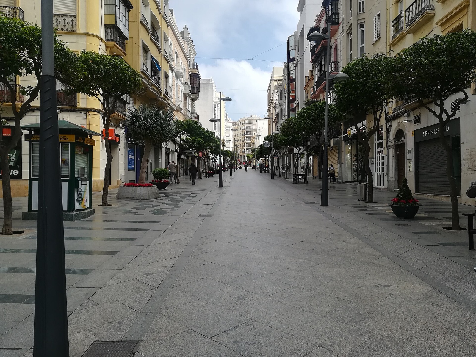 El Paseo del Revellín, en el centro de Ceuta