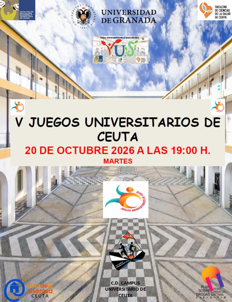 Imagen de la noticia: Los V Juegos Universitarios de Ceuta se celebran el 20 de octubre