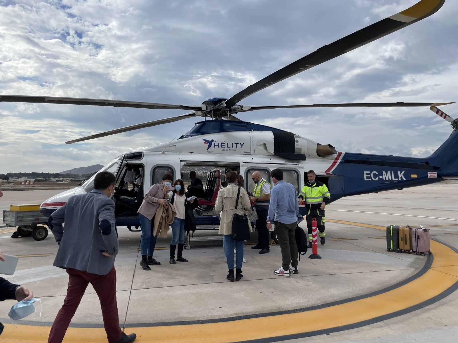 Imagen de la noticia: El helipuerto de Ceuta pierde un 2,8 % de pasajeros en septiembre