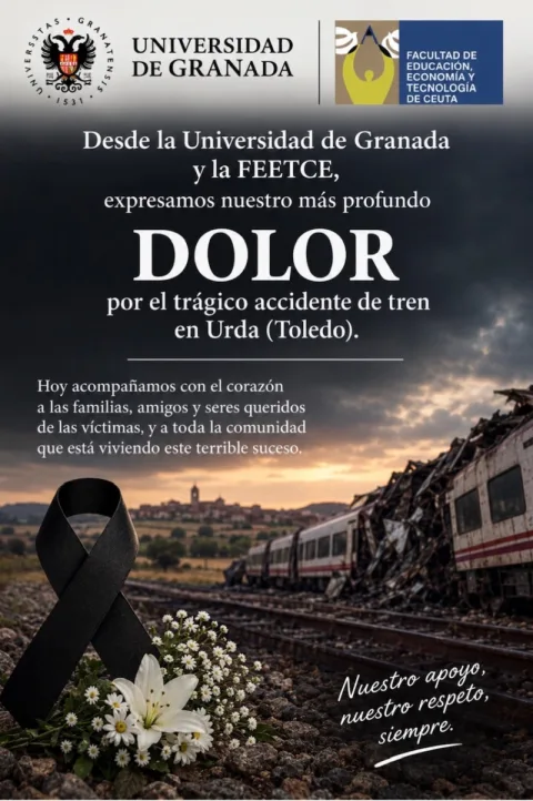 Imagen de la noticia: La UGR guarda este jueves un minuto de silencio por las víctimas del tren de Toledo